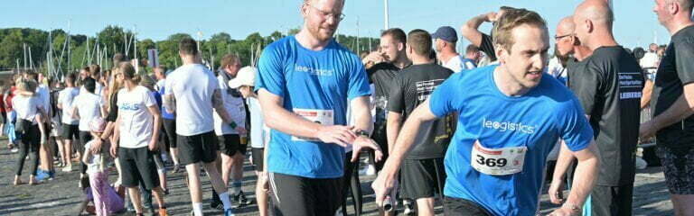 Teamwork auf dem Rostocker Firmenlauf